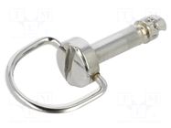 Locking pin; steel; Ø: 6mm; Working part len: 21mm; southco® BOSSARD