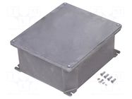 Enclosure: multipurpose; X: 214mm; Y: 264mm; Z: 122mm; aluminium ILME