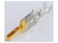 Contact; male; Mini-Fit Jr; selectively gold plated; 16AWG; bulk MOLEX