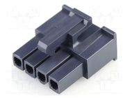 Connector: wire-wire/PCB; plug; female; PIN: 4; Mini-Fit Jr; 600V MOLEX