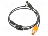 Cable: for sensors/automation; M12; PIN: 3; 0.6m; plug; 60VDC; 50VAC LUMBERG AUTOMATION