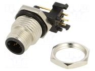 Connector: M12; socket; male; PIN: 5 AMPHENOL LTW