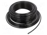 Pneumatic tubing; -0.95÷15bar; PAN; Tube in.diam: 5.9mm; black FESTO