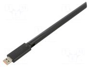 PC extension card: WiFi network; USB A plug; USB 2.0; black BASEUS