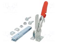 Vertical clamps; stainless steel; 1.1kN; 283mm; Size: 230 ELESA+GANTER