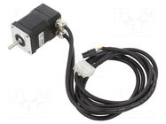 Motor: DC; 2-phase,bipolar,stepper; 24÷48VDC; encoder; 500mNm IGUS