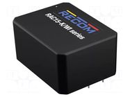 Converter: AC/DC; 15W; 18÷264VAC; Usup: 18÷375VDC; Uout: 24VDC; 84% RECOM