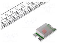 LED; amber; SMD; 0603; 8÷43mcd; 1.6÷2.6VDC; 1.6x0.8x0.7mm; 140°; 5mA REFOND