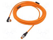 Cable: for sensors/automation; M12; PIN: 4; 7.5m; plug; 30VDC; 4A LUMBERG AUTOMATION