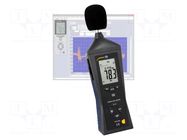 Meter: sound level; LCD; 4 digit; Sound level: 30÷130dB; 335g PCE INSTRUMENTS