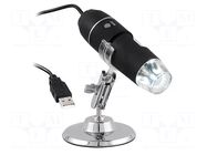 Microscope; 8 LED for measurement spot illumination PCE INSTRUMENTS
