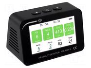 Meter: air quality; Range: 0÷9,999mg/m3,0÷999um/m3; 0÷5000ppm PCE INSTRUMENTS