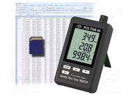 Thermo-hygrometer; LCD; 0÷50°C; 1÷110kPa; 10÷90%RH; Accur: ±0.8°C PCE INSTRUMENTS