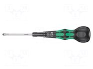 Screwdriver; Pozidriv®; PZ2; 235mm; Kraftform Ball-Grip 1855 WERA