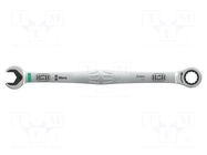 Wrench; combination spanner,with ratchet; 13mm; steel; long WERA