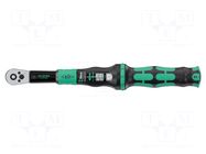 Wrench; torque; 299mm; 2.5÷25Nm; Holder: square; 1/4" WERA