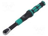 Wrench; torque; 299mm; 2.5÷25Nm; Mounting: 1/4" square WERA