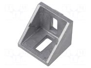 Angle bracket; for profiles; Width of the groove: 10mm; W: 38mm FATH