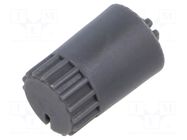 Knob; Ø9.6x14.4mm; grey SUNGMUN ELECTRONICS