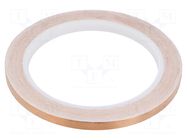 Tape: electrically conductive; W: 6mm; L: 16.5m; Thk: 0.066mm; UL510 3M