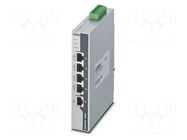 Switch PoE Ethernet; unmanaged; Number of ports: 5; 18÷57VDC PHOENIX CONTACT