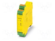 Module: safety relay; 24VDC; IN: 2; for DIN rail mounting; IP20 PHOENIX CONTACT