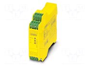 Module: safety relay; 24VDC; IN: 4; for DIN rail mounting; IP20 PHOENIX CONTACT