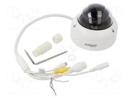 Camera: CCTV IP; Dim: Ø111.7x89.1mm; white-black; -40÷60°C; IP67 DAHUA