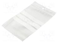 Self-seal bag; L: 120mm; Width: 80mm; Thick: 50um; polyetylene PLAST