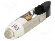 LED lamp; white; T5,5K; 12VDC; 12VAC; plastic; 3mm; -20÷60°C CML INNOVATIVE TECHNOLOGIES