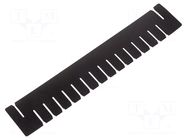 Divider; ESD; L: 550mm; H: 100mm; Thk: 1.8mm; Features: conductive EUROSTAT GROUP
