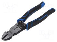 Pliers; cutting,for wire stripping; 200mm HÖGERT TECHNIK