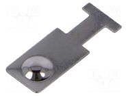 Button-like contact; A23,A27,AAA,AAAA,N; Batt.no: 1; PCB,THM KEYSTONE