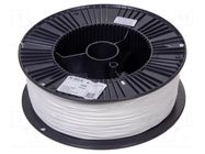 Filament: ASA; 1.75mm; white; 220÷250°C; 2.5kg ROSA 3D