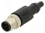 Connector: M12; terminator; PIN: 5; male PHOENIX CONTACT