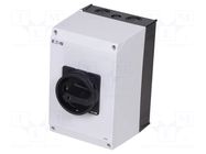 Switch: cam switch; Stabl.pos: 2; 63A; OFF-ON; in housing; Poles: 6 EATON ELECTRIC
