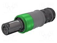 Connector: AC supply; screw terminal (AxiClamp); female; 16BL STÄUBLI