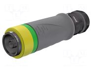 Connector: AC supply; screw terminal (AxiClamp); male; 16BL; 630A STÄUBLI