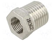 Splice terminal: adapter; male-female,reductive; max.10.5bar GEBO