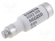 Fuse: fuse; gG; 2A; 400VAC; industrial; D01; NEOZED SIEMENS