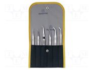 Kit: tweezers; SMD; case; 6pcs. BERNSTEIN