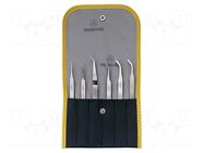 Tweezers-set; SMD; 6pcs. BERNSTEIN