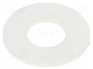 Washer; round; D=16mm; h=0.7mm; polyamide; natural ESSENTRA