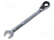 Wrench; combination spanner,with ratchet; 12mm BETA