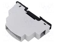 Enclosure: for DIN rail mounting; Y: 18mm; X: 98mm; Z: 56.2mm; grey ITALTRONIC