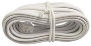 BT PLUG TO RJ11 3M WHT C/WIRED