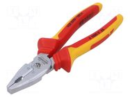 Pliers; insulated,gripping surfaces are laterally grooved GEDORE