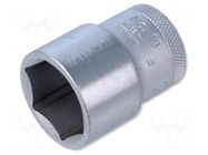 Wrench tip; 6-angles,socket spanner; 24mm; 1/2"; tool steel GEDORE