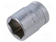 Wrench tip; 6-angles,socket spanner; 14mm; 1/4"; tool steel GEDORE