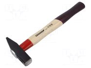 Hammer; fitter type; 300g; steel; wood (hickory) GEDORE